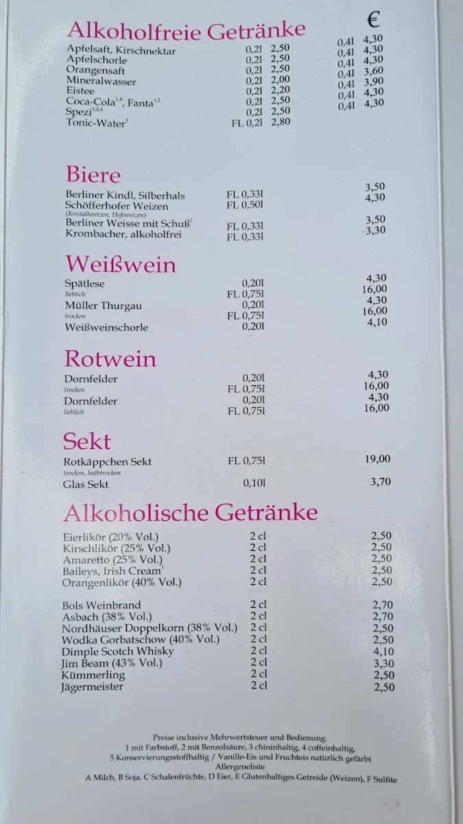 Speisekarte photo 1