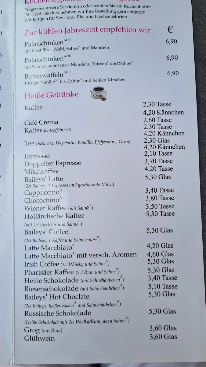 Speisekarte photo 2