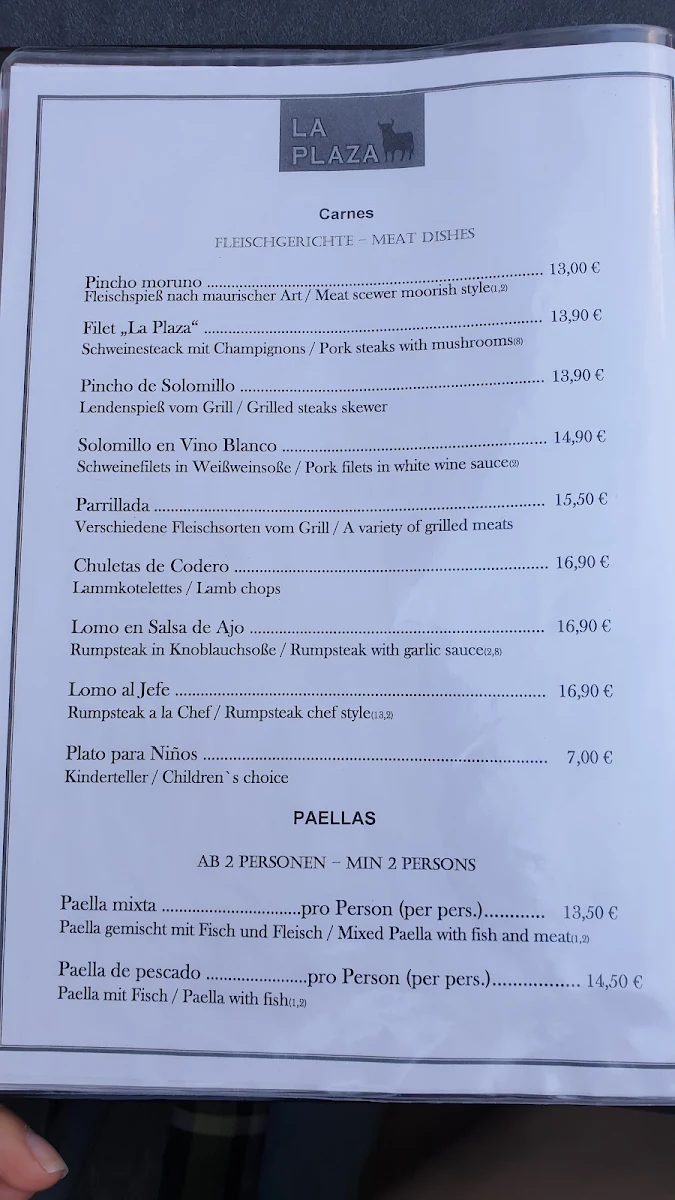Speisekarte photo 2