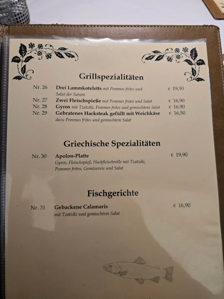 Speisekarte photo 3