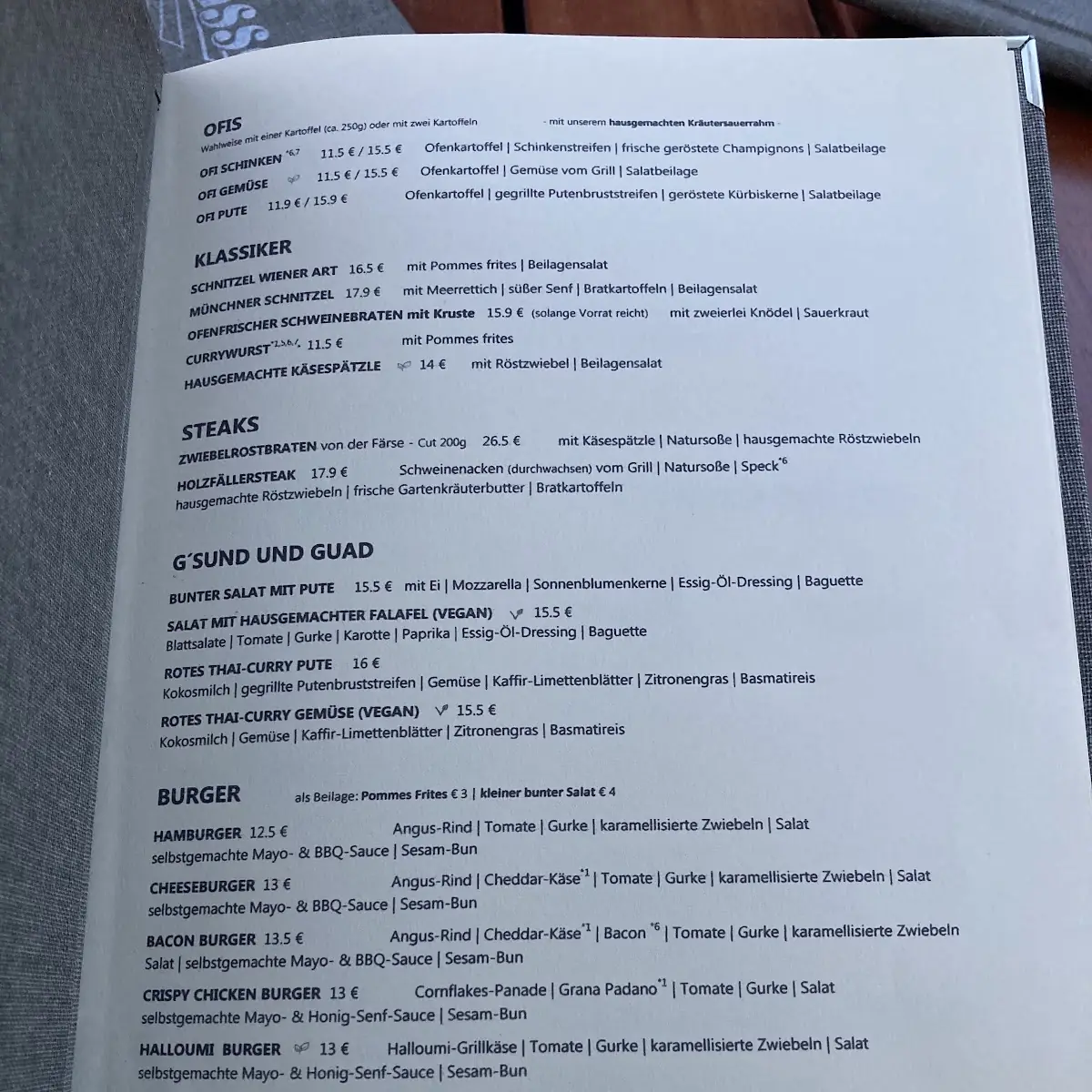 Speisekarte photo 6