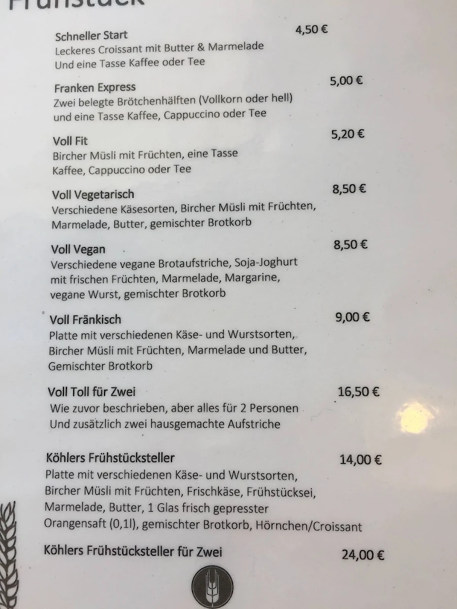 Speisekarte photo 4