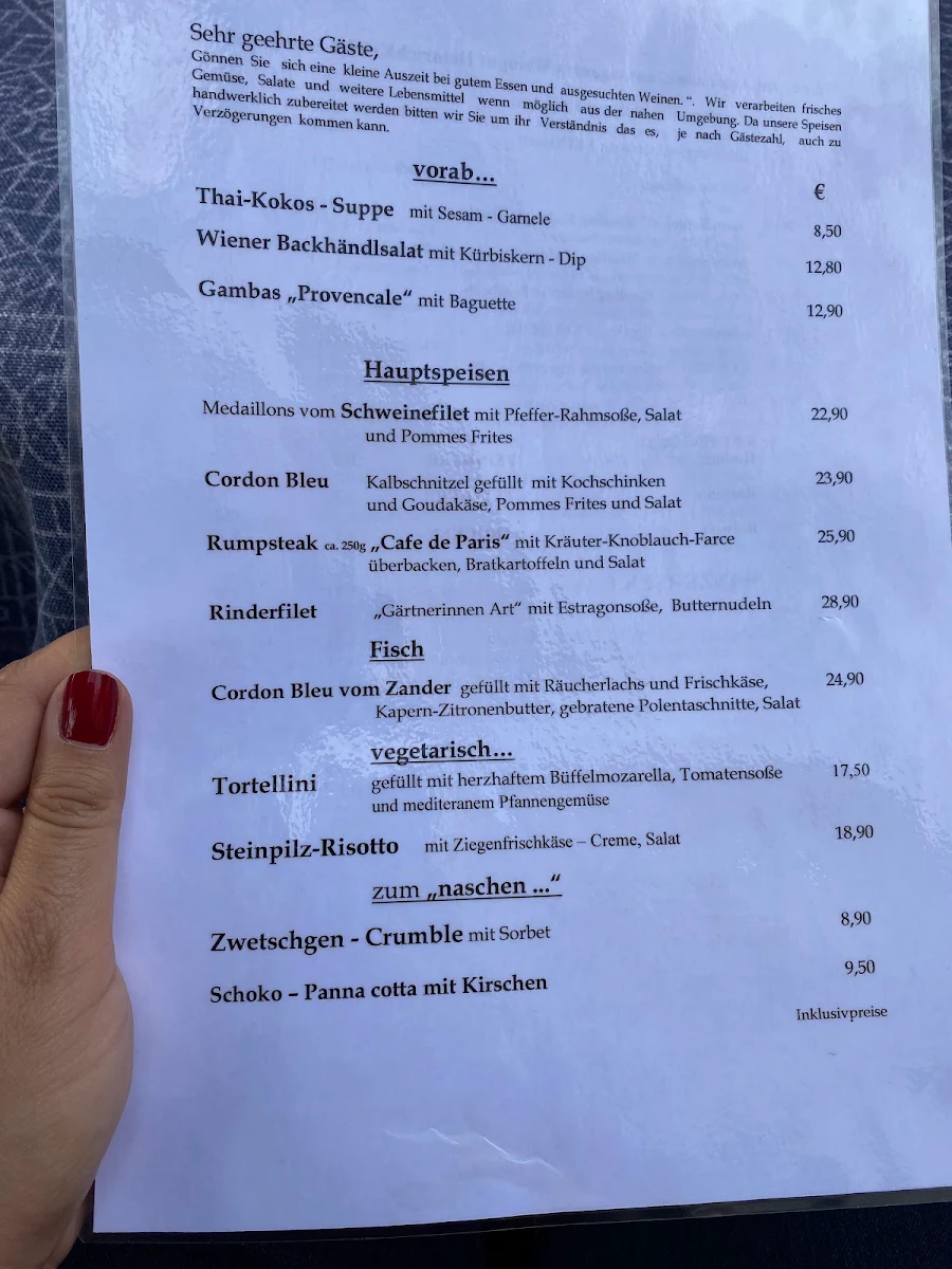 Speisekarte photo 1