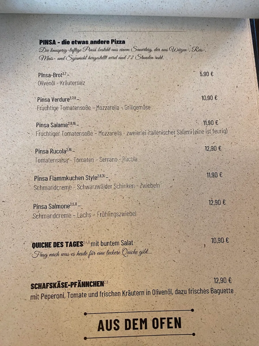 Speisekarte photo 2