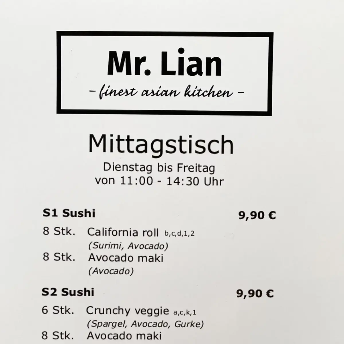 Speisekarte photo 8