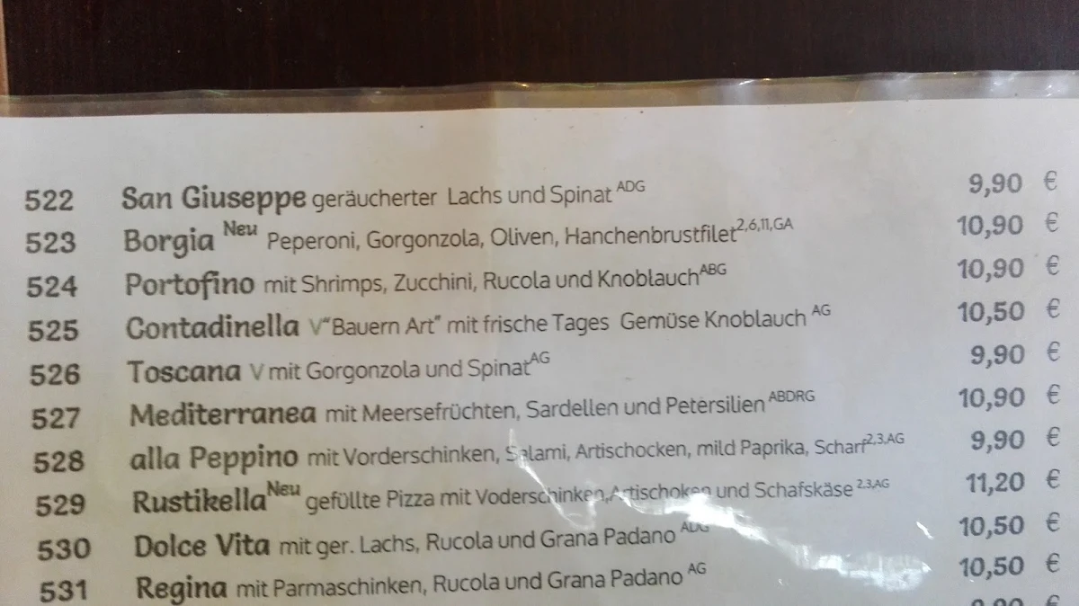 Speisekarte photo 1