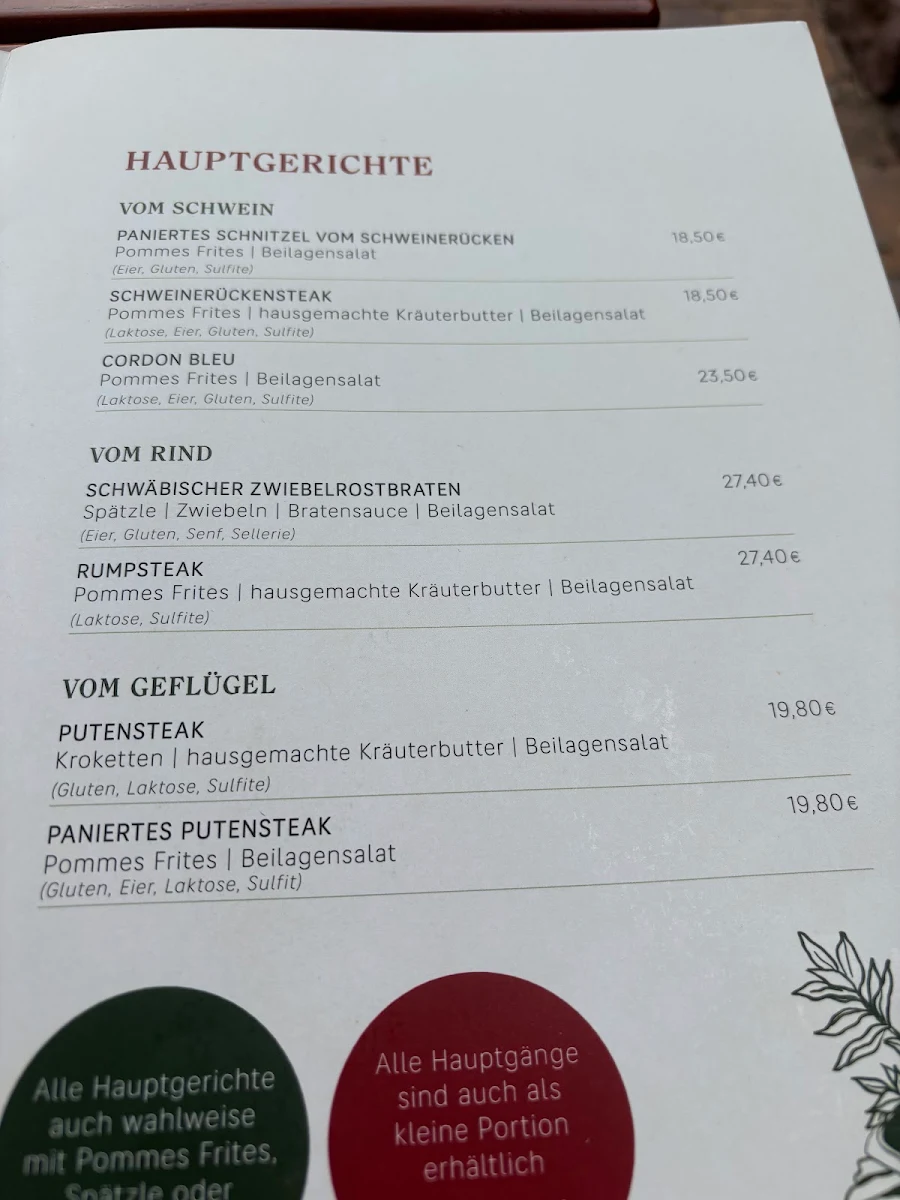 Speisekarte photo 2
