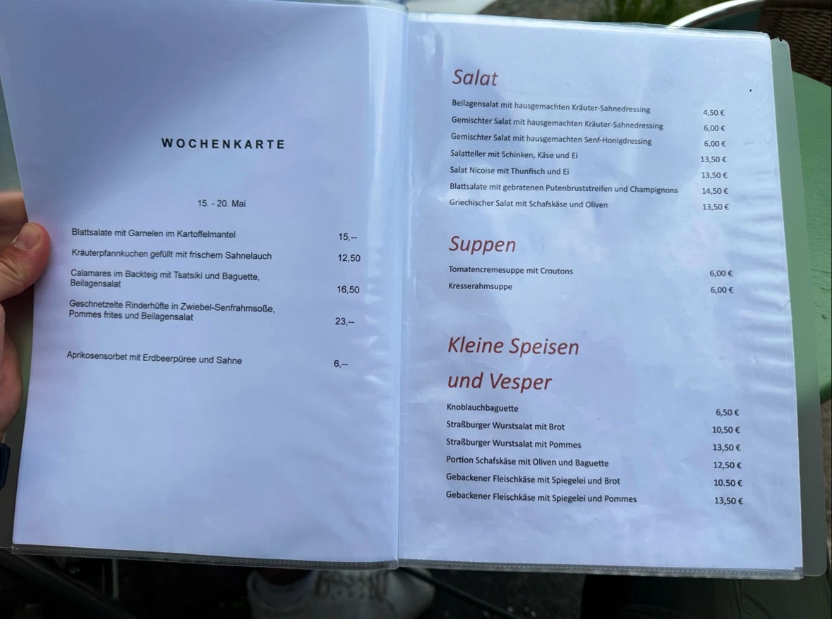 Speisekarte photo 3