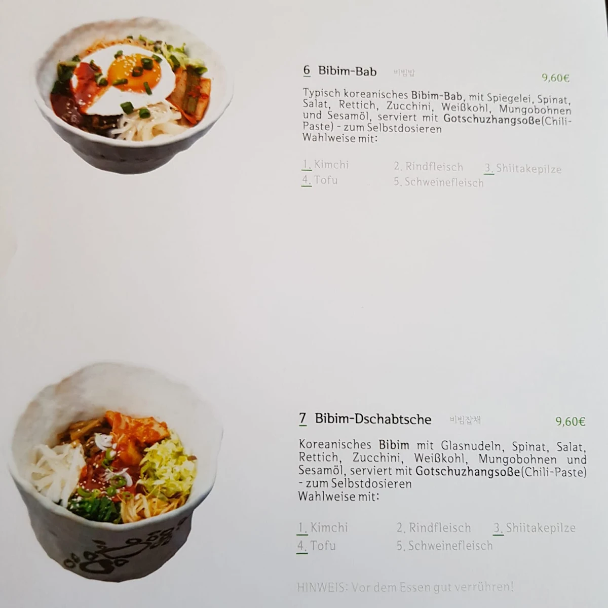 Speisekarte photo 3