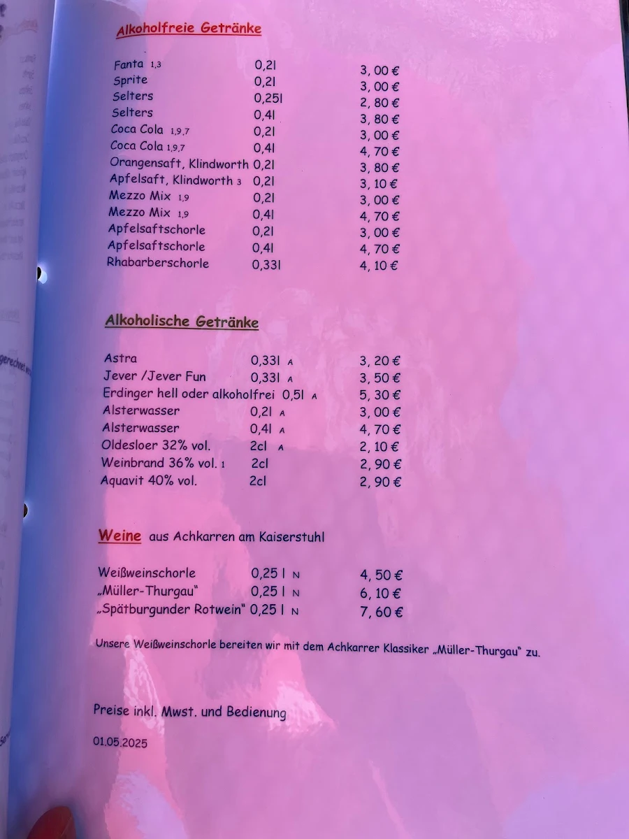 Speisekarte photo 2