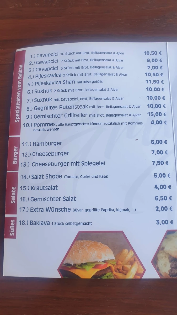 Speisekarte photo 2