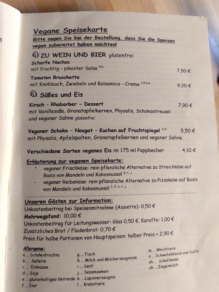 Speisekarte photo 2