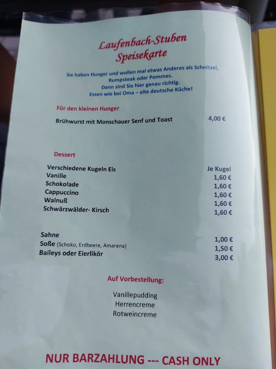 Speisekarte photo 3