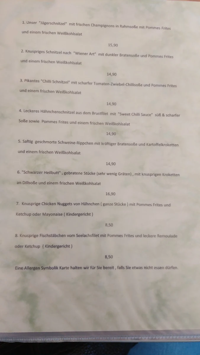 Speisekarte photo 3