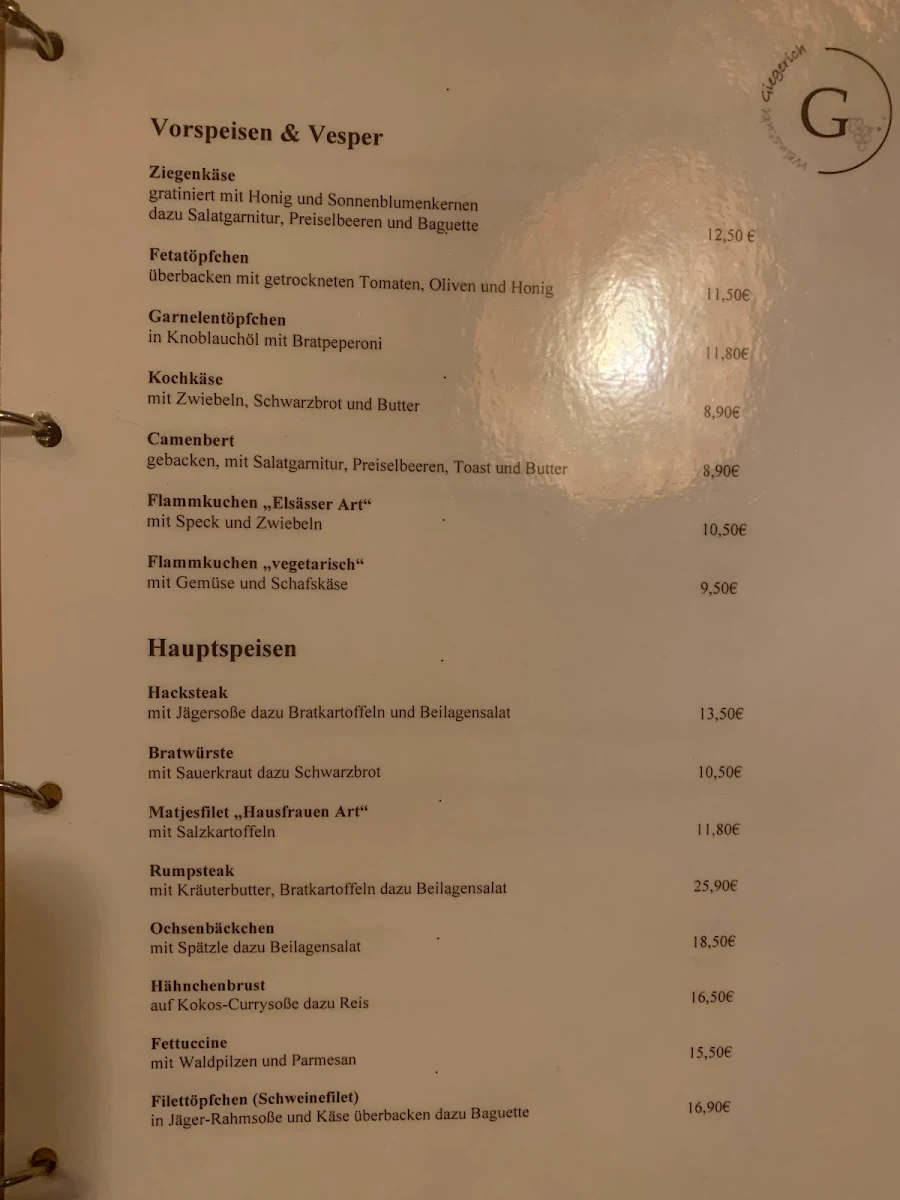 Speisekarte photo 2