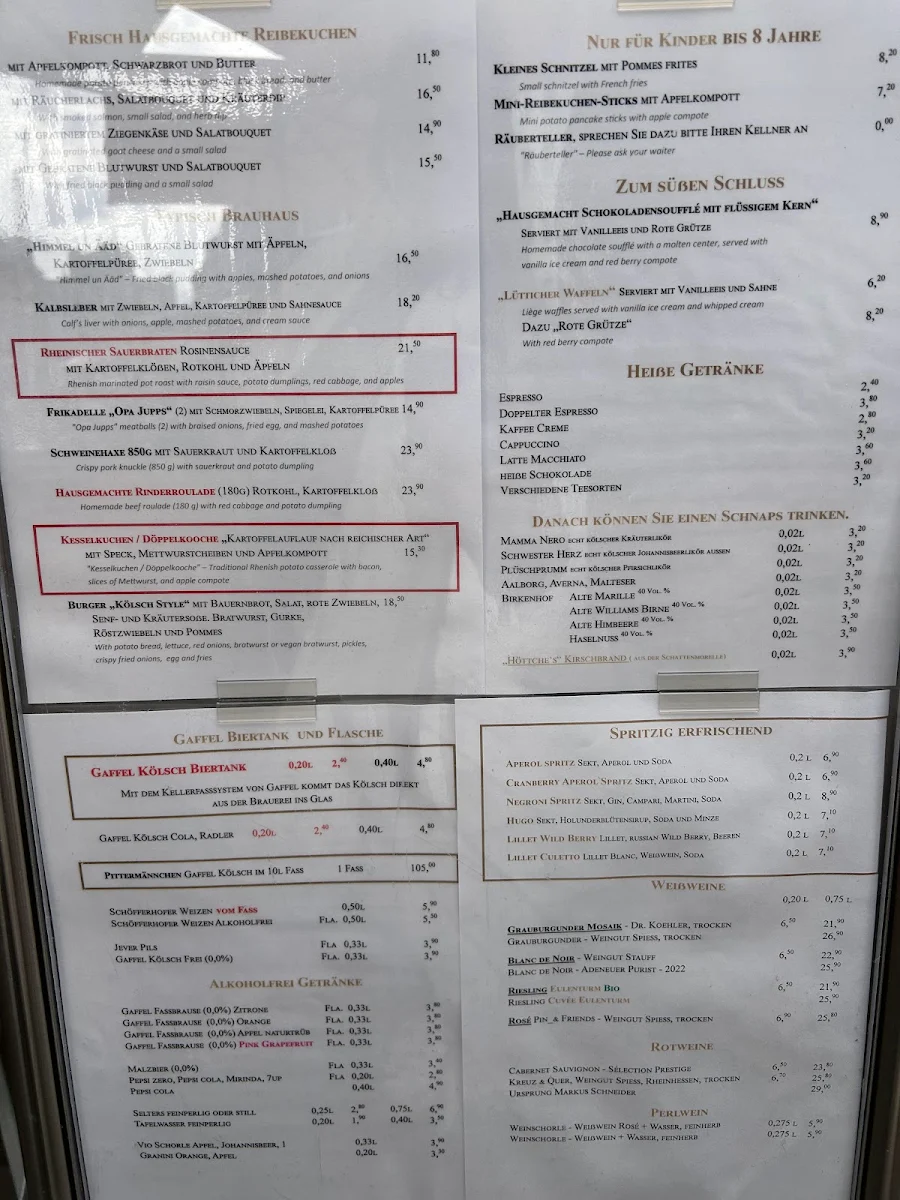 Speisekarte photo 2