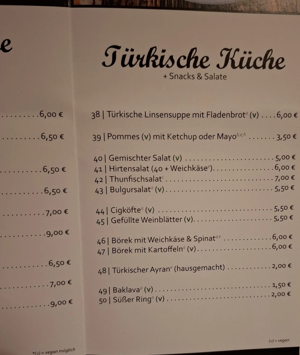 Speisekarte photo 8