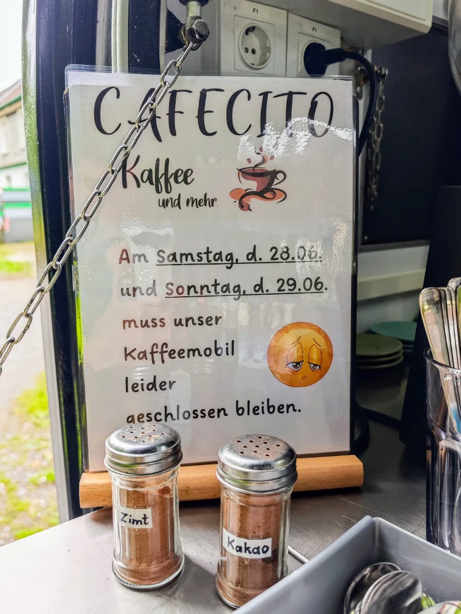 Speisekarte, Cafecito