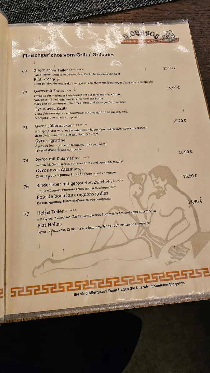 Speisekarte photo 2