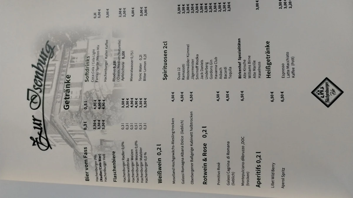 Speisekarte photo 5
