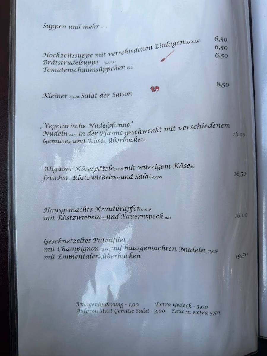 Speisekarte photo 3