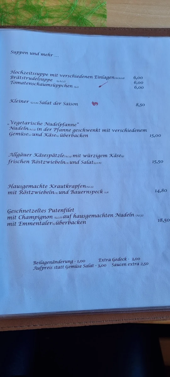 Speisekarte photo 7