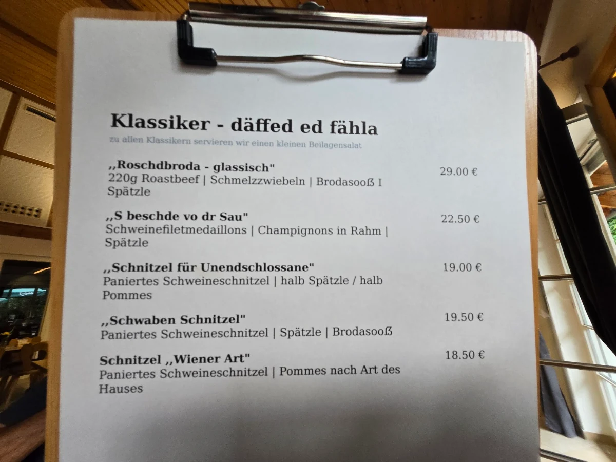 Speisekarte photo 2