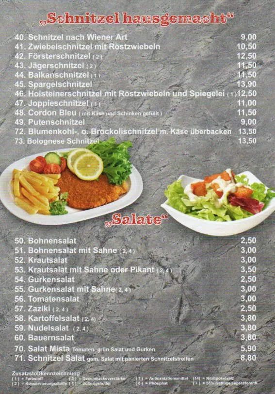 Speisekarte photo 3