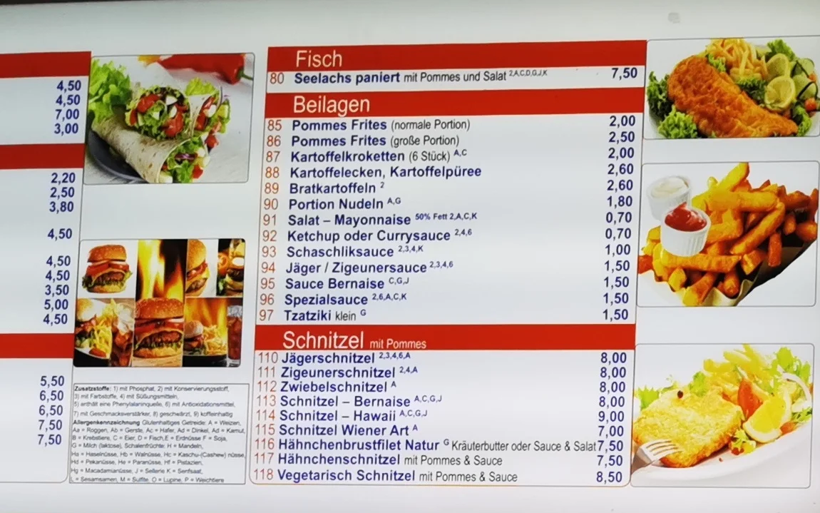 Speisekarte photo 1