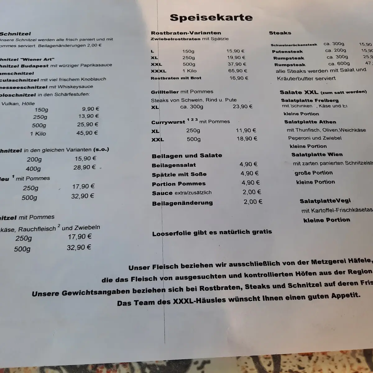 Speisekarte photo 4