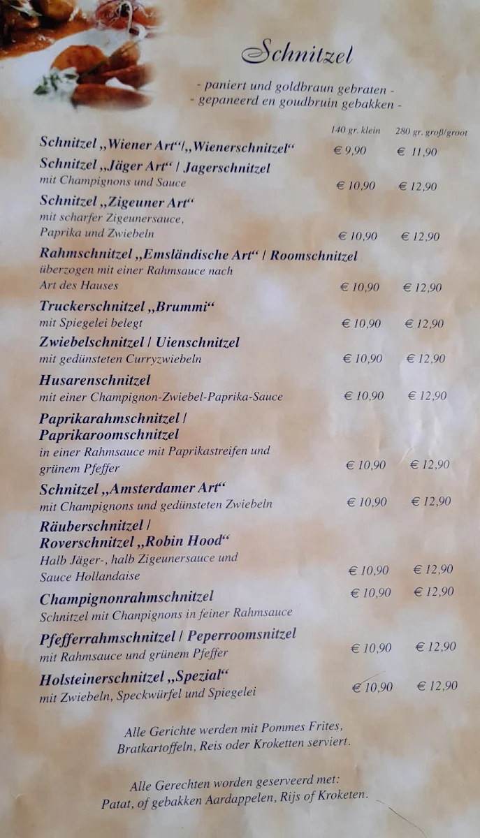 Speisekarte photo 1