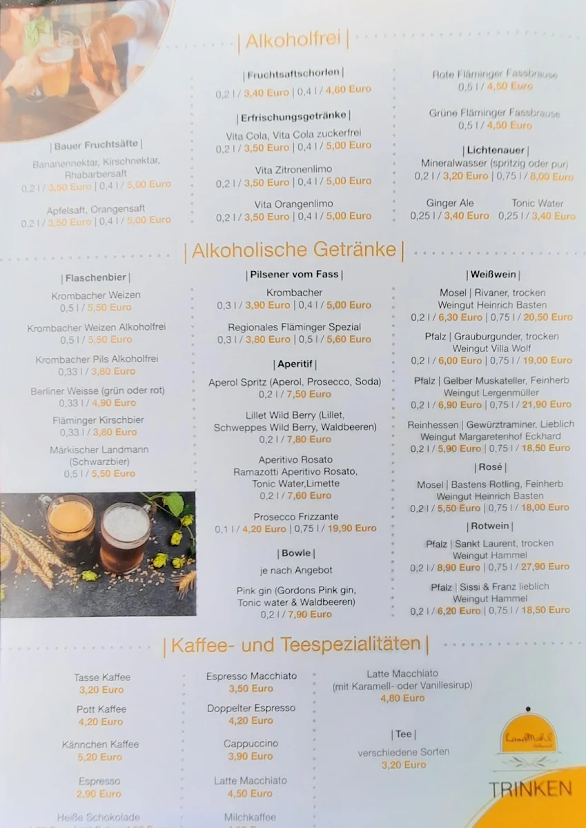 Speisekarte photo 1