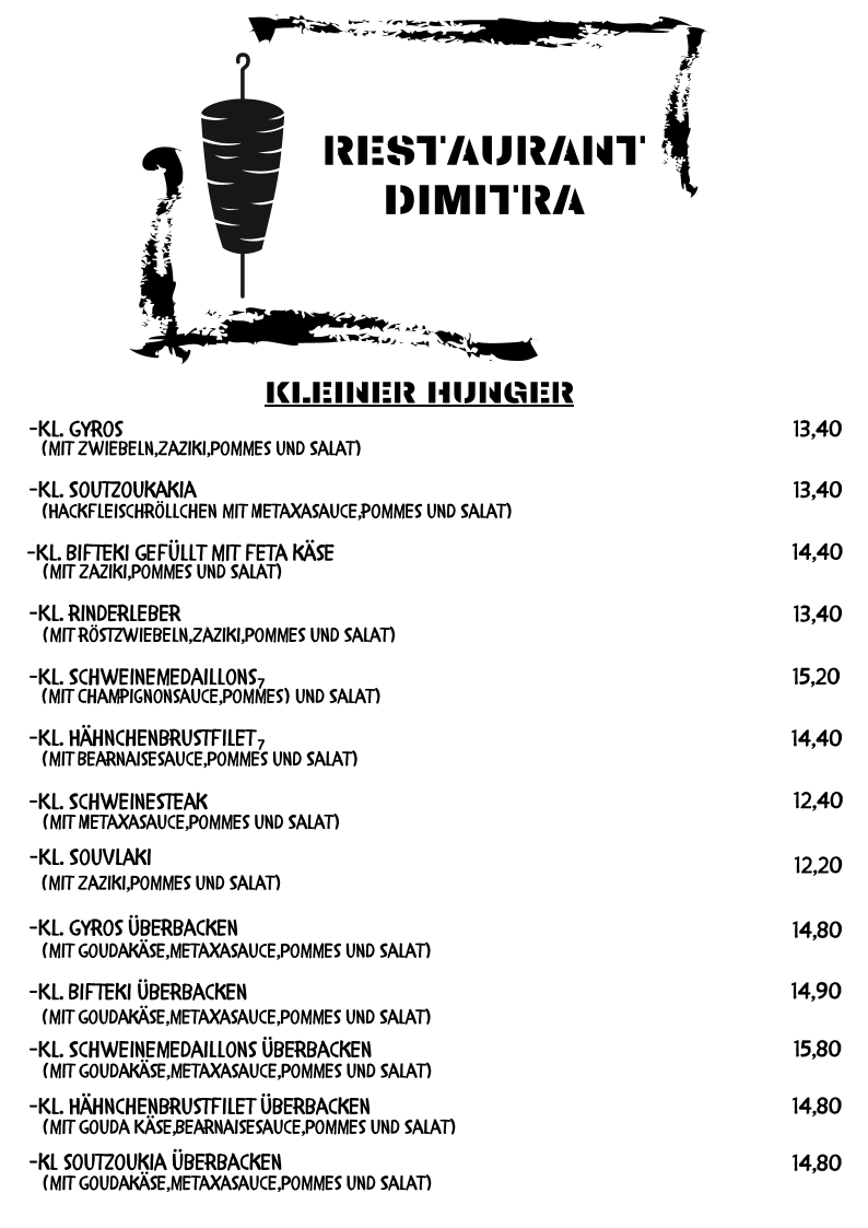 Speisekarte photo 2