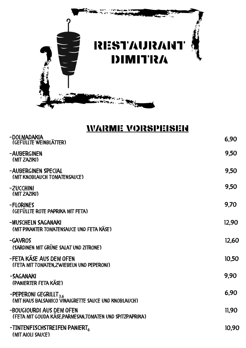 Speisekarte photo 4