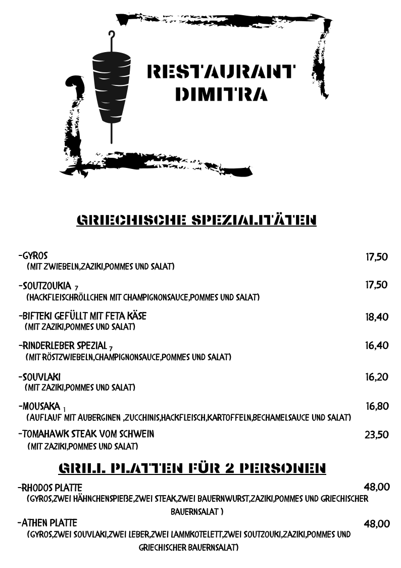 Speisekarte photo 8