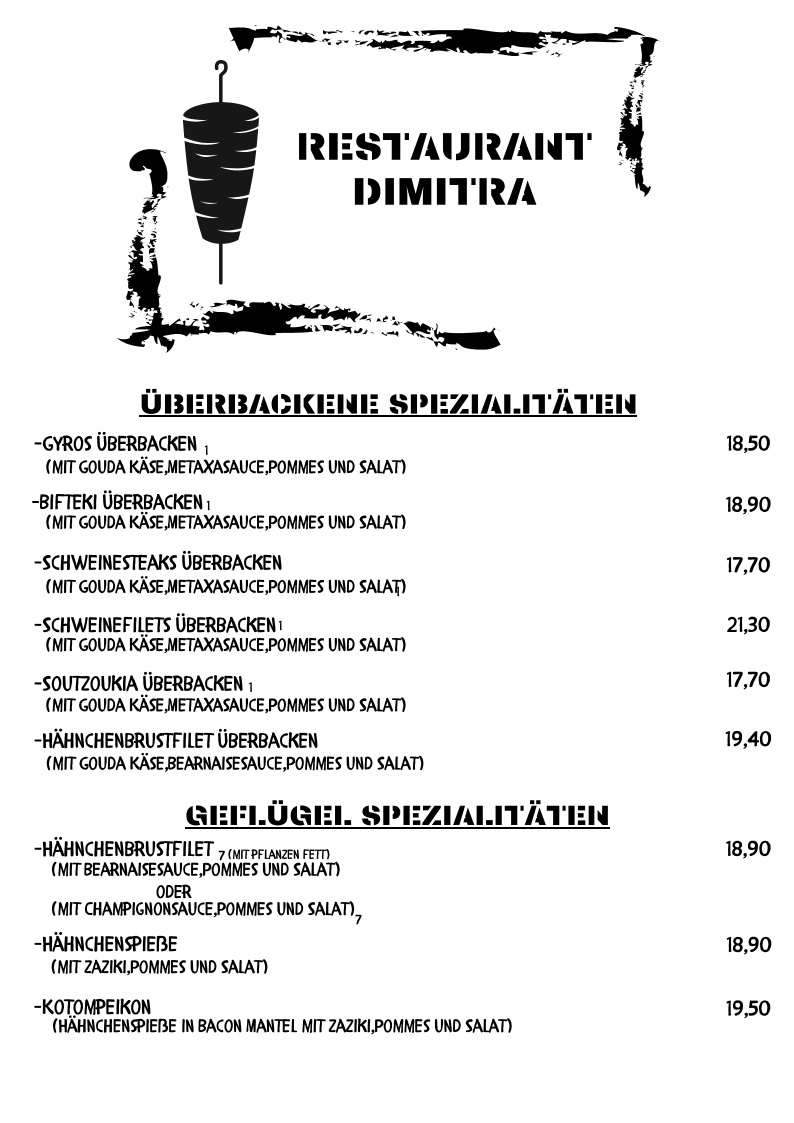 Speisekarte photo 9