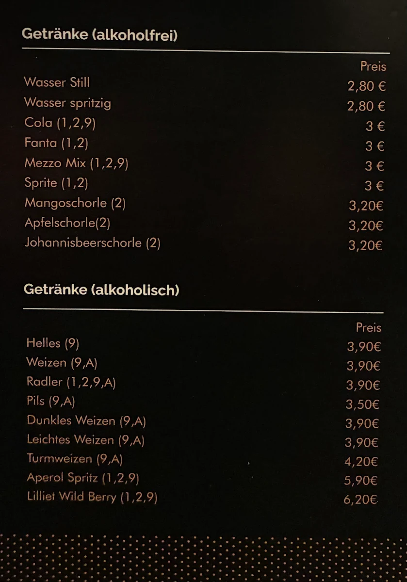 Speisekarte photo 1