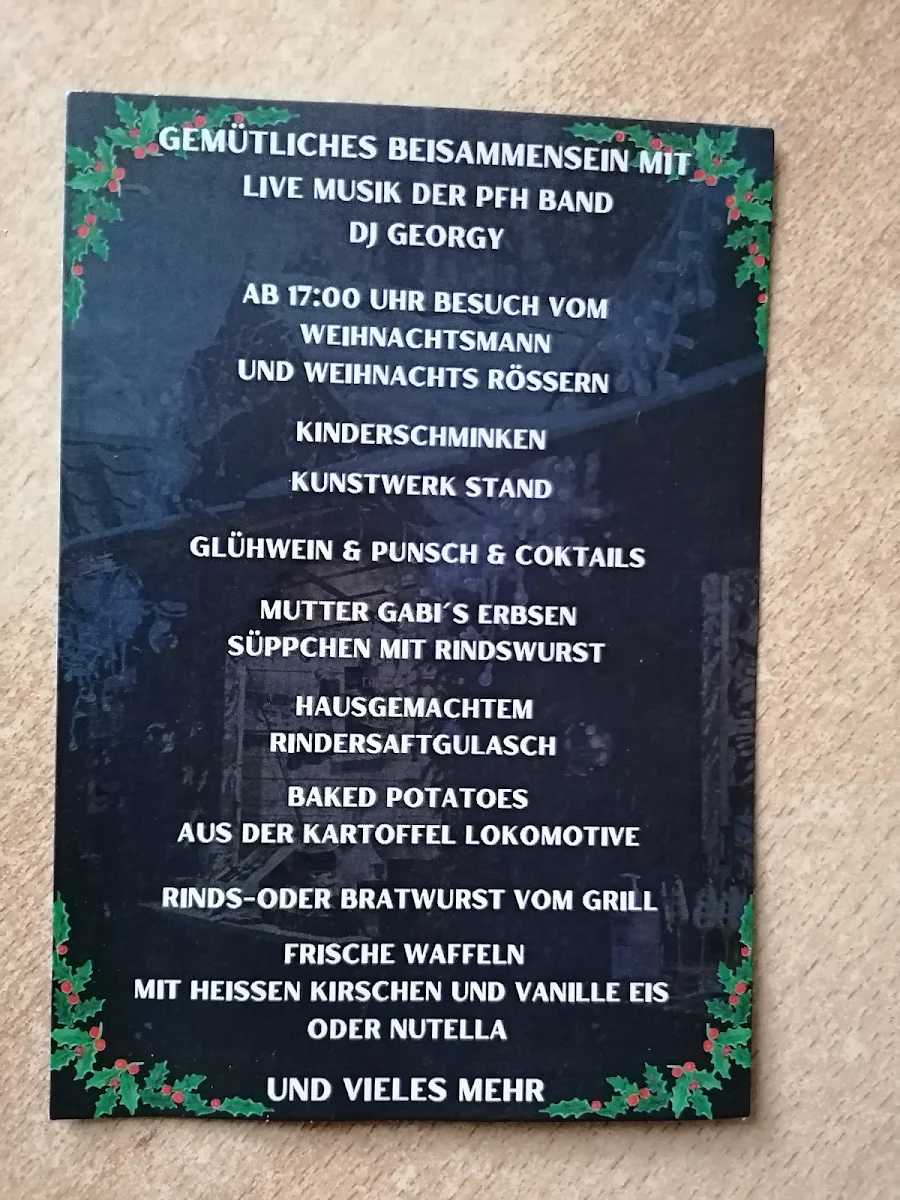 Speisekarte, Mutter Gabi - Biergarten