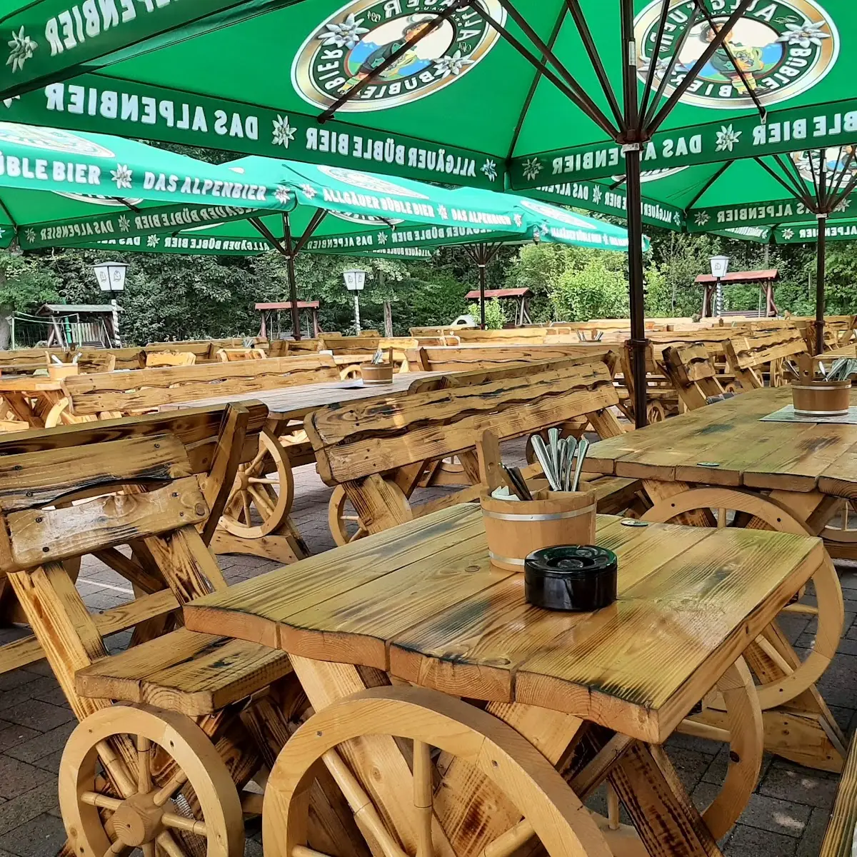 Atmosphäre, Mutter Gabi - Biergarten