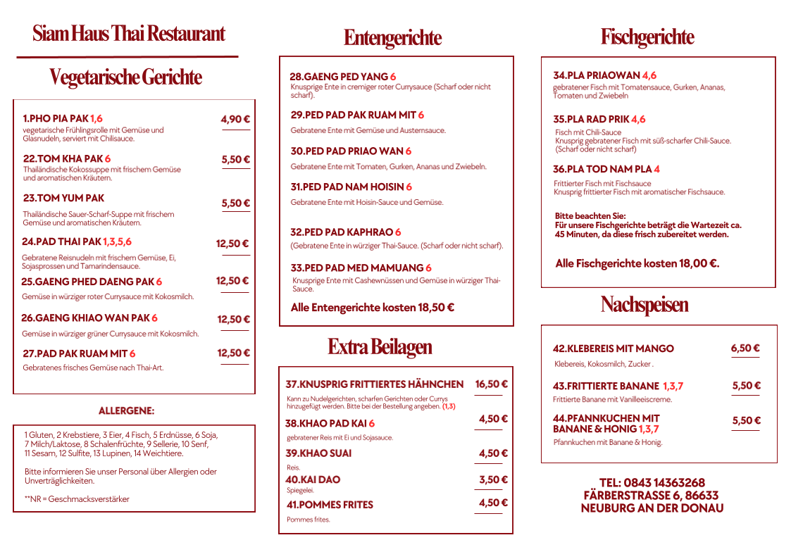 Speisekarte photo 3