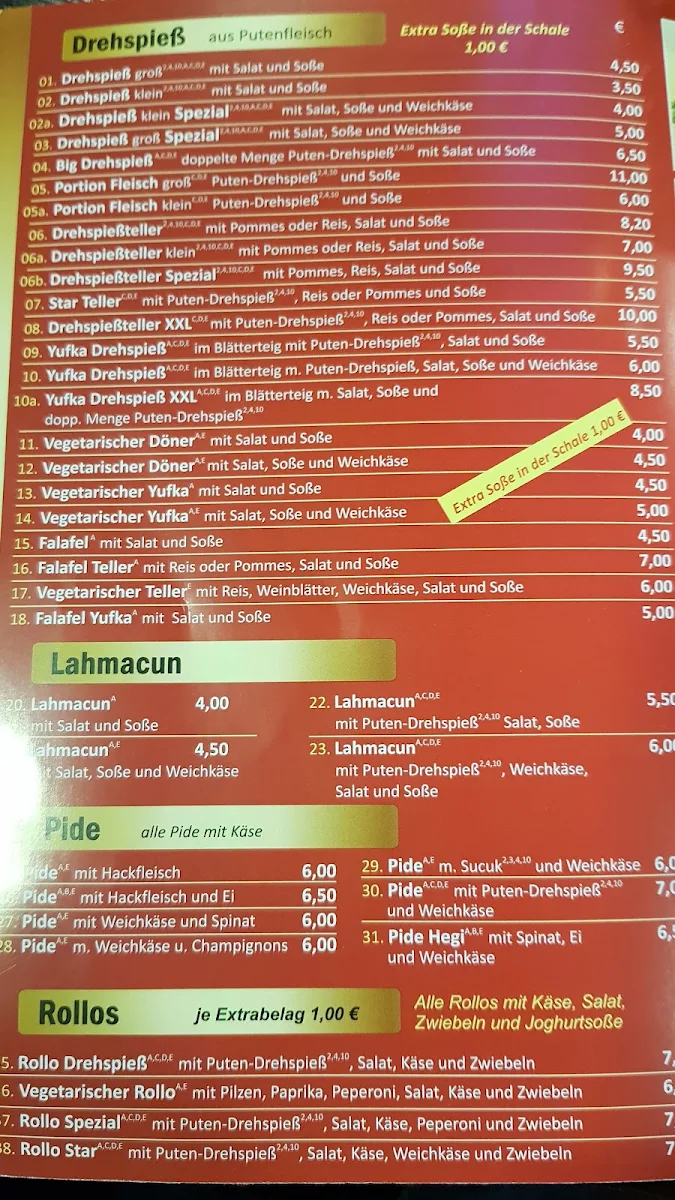 Speisekarte photo 9