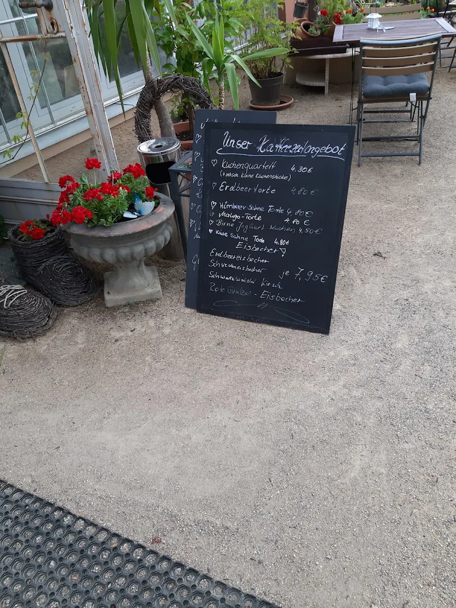 Speisekarte, Orangerie am Schloß Altdöbern