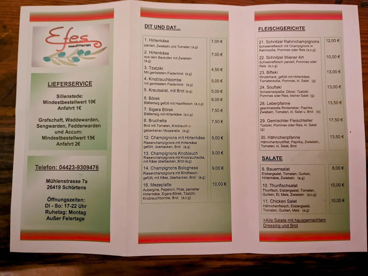Speisekarte photo 3