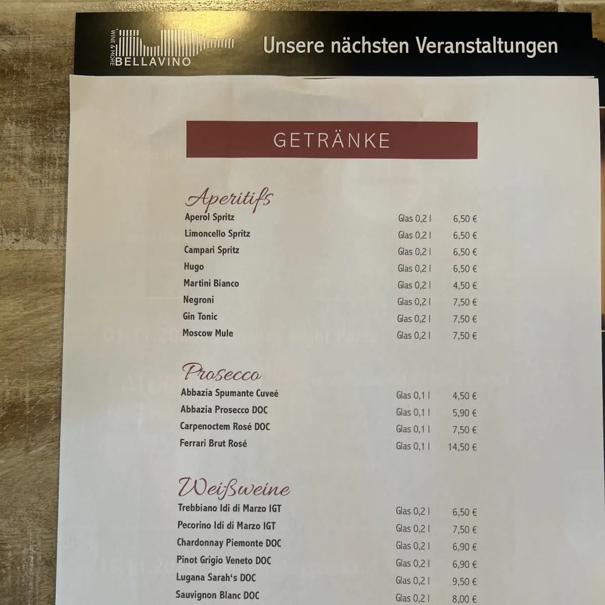 Speisekarte photo 4