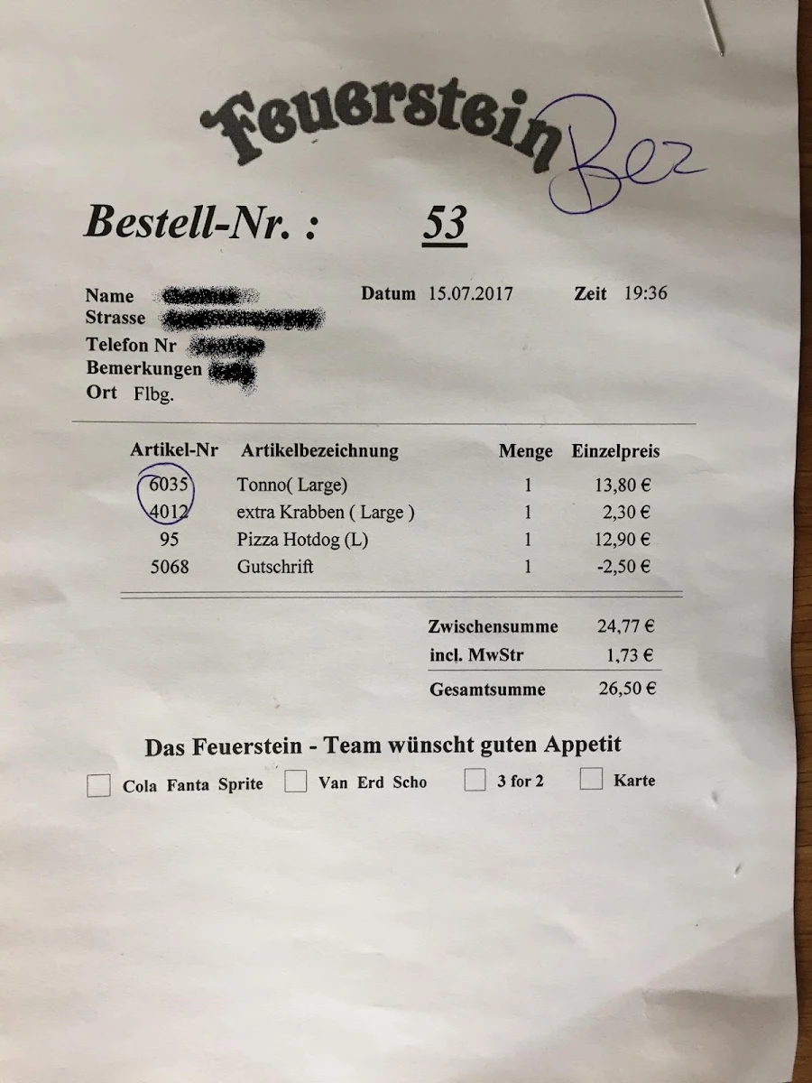 Speisekarte photo 5