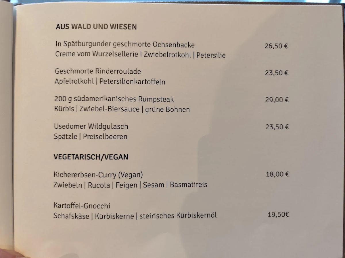 Speisekarte photo 1
