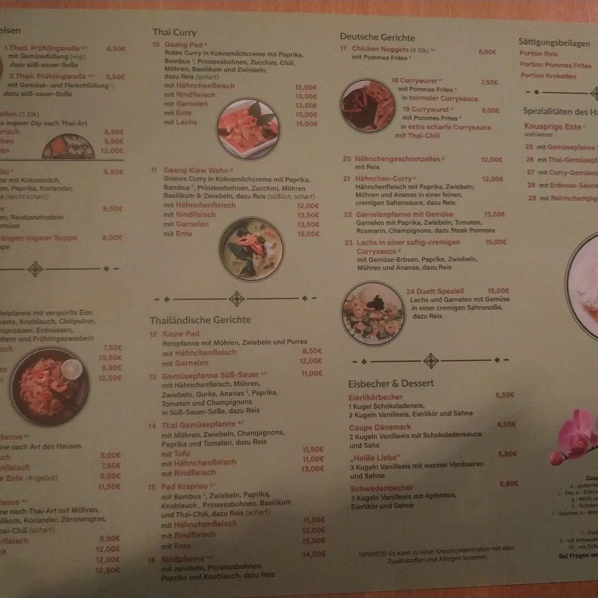 Speisekarte photo 3