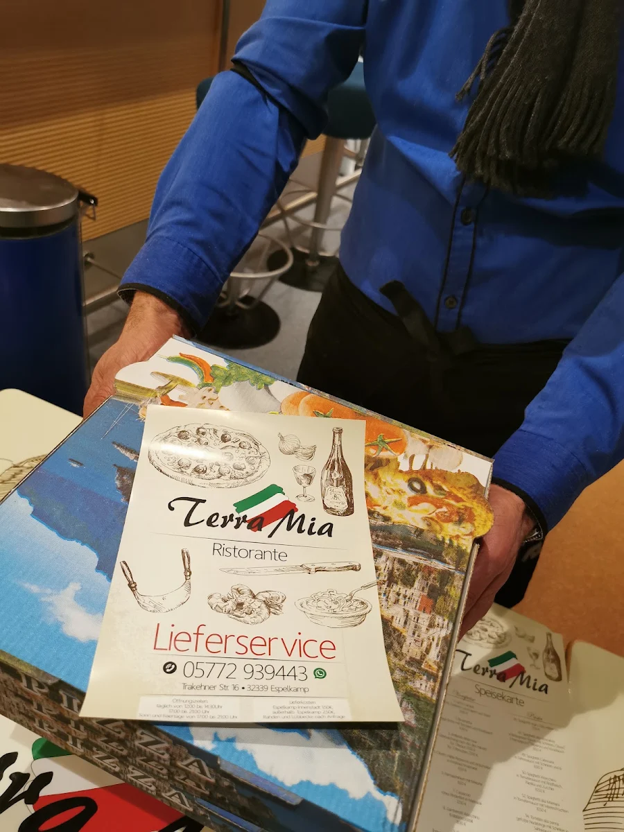 Speisekarte, TERRA-MIA Italienische Spezialitäten Restaurant