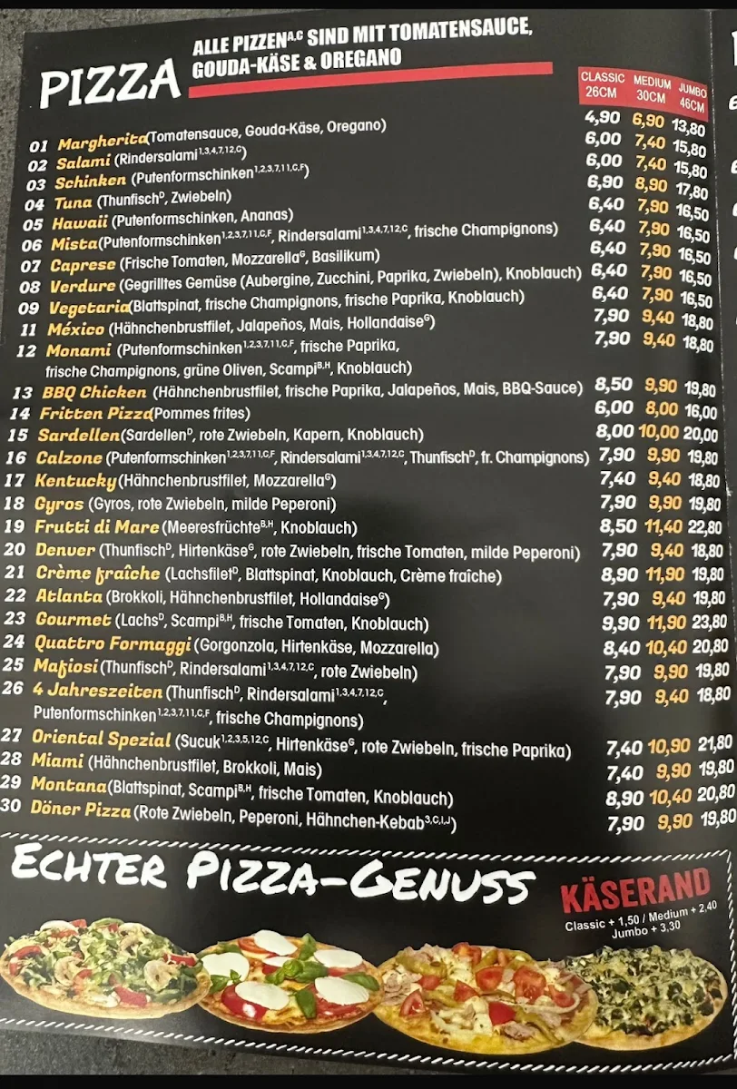 Speisekarte photo 1