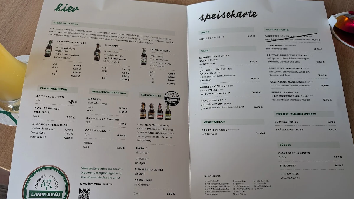 Speisekarte photo 6